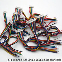 JST1.25mm 2-12p Single Side connector wires